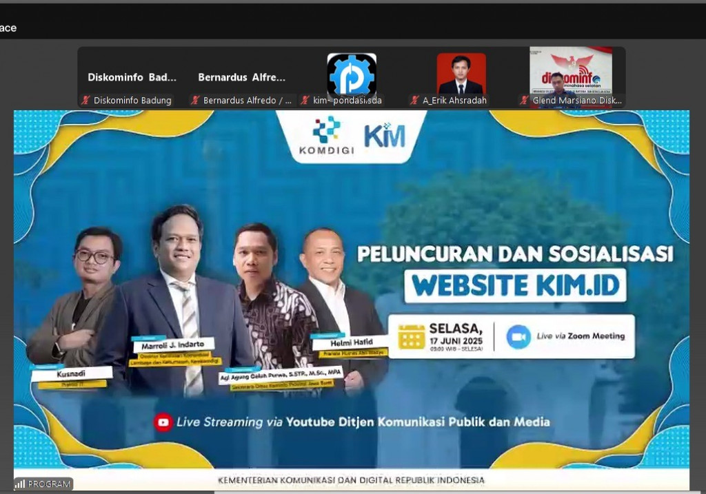 DISKOMINFO Badung Dukung Pemberdayaan Masyarakat melalui Peluncuran dan Sosialisasi Website KIM.ID.